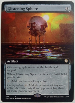 mtg magic Glistening Sphere extended borderless ENGLISH commander - Image 1