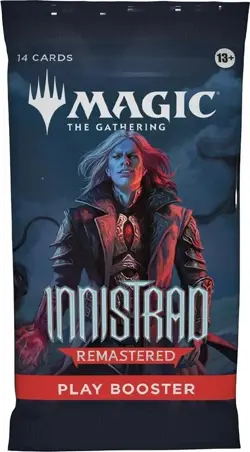 1x - MTG Magic TCG - Innistrad Remastered Play Booster Pack - NEW/SEALED - Image 1