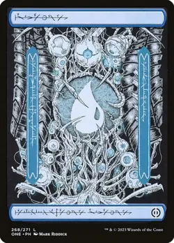 4x Phyrexia: All Will Be One Full Art Island, Full Art Land, MTG Full Art, 268 - Image 1