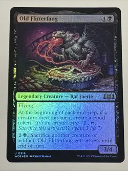 MTG Wilds of Eldraine Old Flitterfang Foil 0316 NM - Image 1