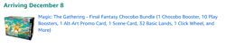 Magic: The Gathering - Final Fantasy Chocobo Bundle Box - PRESALE - Image 2