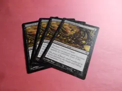 Corrupted Roots x4 MTG Conflux Black Uncommon Enchantment LP/MP - Image 1