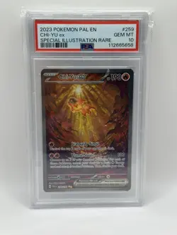 Chi-Yu EX 259/193 Holo Card Pokemon TCG Sv02: Paldea Evolved PSA GEM MT 10 - Image 1