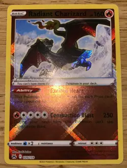 Pokemon TCG Crown Zenith Radiant Charizard 020/159 Holo NM/M - Image 1