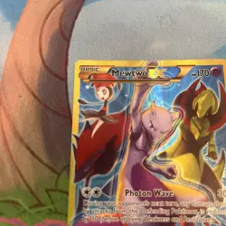 Pokemon TCG Mewtwo EX 163/162 XY Breakthrough Secret Rare - Image 2