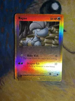 Bagon 50/97 Reverse Holo Common 2003 Era EX Dragon Pokemon Card HP - Image 2