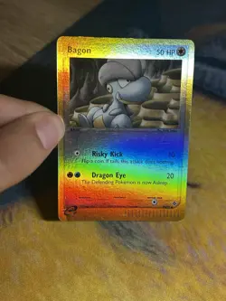 Bagon 50/97 Reverse Holo Common 2003 Era EX Dragon Pokemon Card HP - Image 3