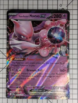 Pokemon TCG Team Rockets Mewtwo EX 81/182 Destined Rivals - Image 1