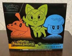 Factory Sealed Paldea Evolved Pokemon Center ETB - Image 1
