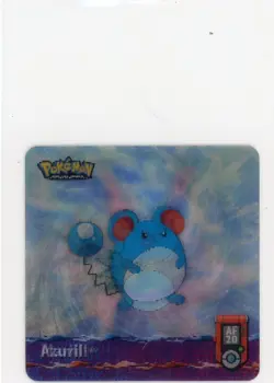 2003 Pokemon Artbox Advanced Action Flipz #AF20 Azurill Marill Azumarill - Image 1
