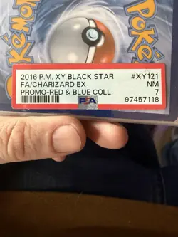 2016 Pokemon Charizard EX XY121 Black Star Promo 2016 Holo Rare - NM - Image 5