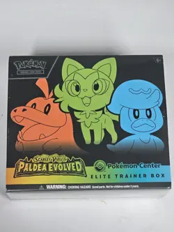 Pokemon Scarlet & Violet Paldea Evolved Pokemon Center Elite Trainer Box ETB - Image 1