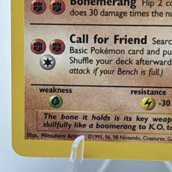 Marowak 39/64 | Jungle Set | WOTC Pokemon TCG | LP - Image 4