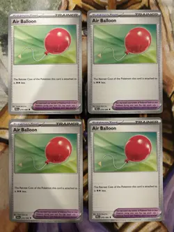 4x Air Balloon 079/086 Pokemon Black Bolt Regular English - PLAYSET - NM/M 🔥 - Image 1