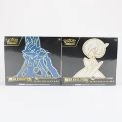 Pokemon Center Mega Evolution Gardevoir & Lucario ETB Elite Trainer Box Set of 2 - Image 1