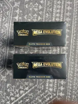 Set Of 2 Pokemon Mega Evolution Elite Trainer Boxes Lucario And Gardevoir ETBs - Image 4