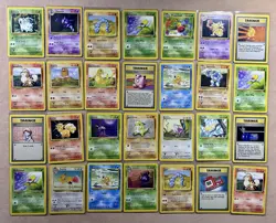 Pokemon TCG Jungle, Base Set 1 & 2 Lot. LP-MP. - Image 1