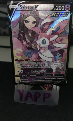 Sylveon V #TG14/TG30 Brilliant Stars Trainer SWSH NM/Near Mint Pokemon 2022 - Image 1