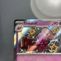 Tinkatuff 166/091 Paldean Fates Shiny Rare Pokemon TCG - Image 2