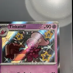 Tinkatuff 166/091 Paldean Fates Shiny Rare Pokemon TCG - Image 3