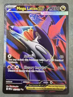 Pokemon- Mega Latias EX #163/132 Mega Evolution Holo - Near Mint 🔥 - Image 2