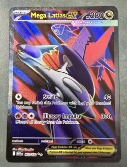 Pokemon- Mega Latias EX #163/132 Mega Evolution Holo - Near Mint 🔥 - Image 3