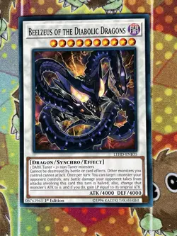Yugioh Beelzeus Of The Diabolic Dragons LEHD-ENB35 Single - Image 1