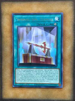 Yugioh "Infernoble Arms - Durendal" AMDE-EN042 Rare 1st Ed NM - Image 1