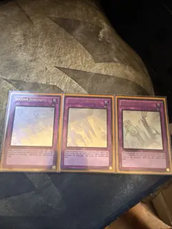 Yugioh Solemn Judgment GLD5-EN045 Ghost Rare Limited Edition LP - Image 1