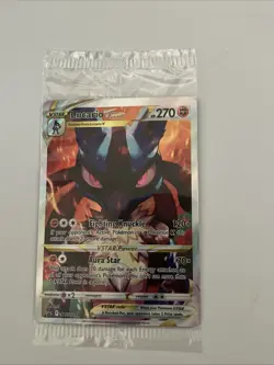 Lucario VSTAR SWSH291 SWSH: Sword & Shield Sealed Promo Card Holo Pokemon Card - Image 1