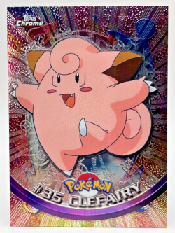 Pokemon Card Topps Chrome Clefairy #35 NM - Image 1