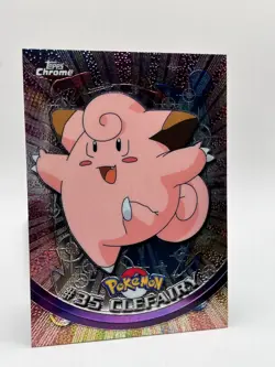 Pokemon Card Topps Chrome Clefairy #35 NM - Image 4