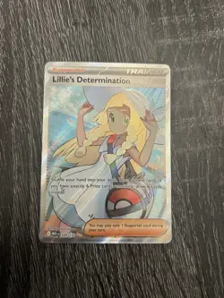 Pokemon TCG Mega Evolution Lillie’s Determination Full Art Trainer Card 169/132 - Image 1