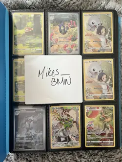 Pokemon TCG Binder Collection 315 Cards ONLY RARE HOLOS EX V SIR PROMOS FULL ART - Image 1