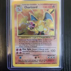 Pokemon TCG Charizard Base Set 2 Holo Rare Card 4/130 MP - Image 1