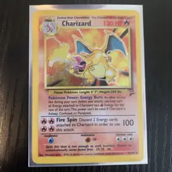 Pokemon TCG Charizard Base Set 2 Holo Rare Card 4/130 MP - Image 2