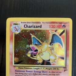 Pokemon TCG Charizard Base Set 2 Holo Rare Card 4/130 MP - Image 4