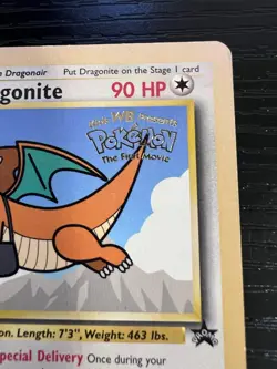 #149 Dragonite pokemon the first movie promo card. 1999 wizards. LP - Image 3