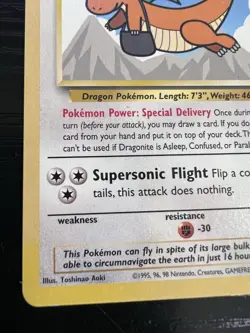 #149 Dragonite pokemon the first movie promo card. 1999 wizards. LP - Image 5