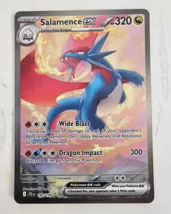 Salamence EX Dragon Frontiers Holo 187/159 Ultra Rare Pokemon Card NM - Image 1