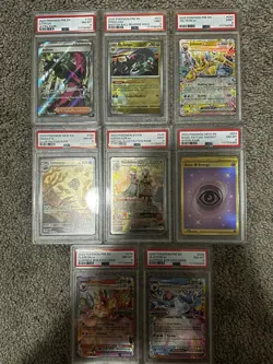 Pokemon TCG LOT OF 8 PSA GRADED CARDS! PRISMATIC, 151, SIR & More! 🔥 - Image 1