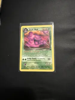 Pokemon Card Dark Muk 41/82 Uncommon Team Rocket WoTC NM - Image 1