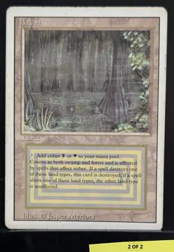 MTG, Bayou, Revised Edition, Regular, (COPY #2 of 2) - Image 1