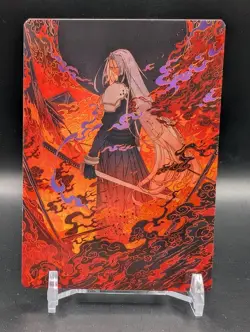 Magic MTG Final Fantasy Art Series 35/53 Nibelheim Aflame - Image 1