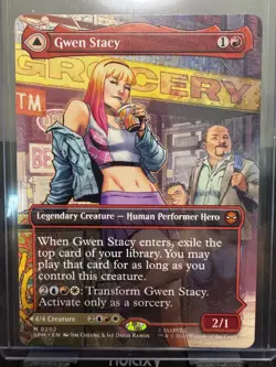 MTG Gwen Stacy / Ghost-Spider (0202) (Borderless) Marvel's Spider-Man SPM NM! - Image 1