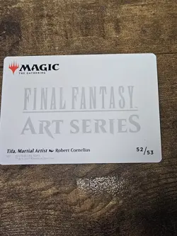 MTG Final Fantasy #52/53 Tifa, Martial Artist Art Series NM Magic The Gathering - Image 2