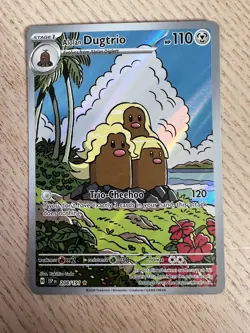 Pokemon TCG Alolan Dugtrio 208/191 Surging Sparks Illustration Rare NM! - Image 1
