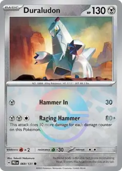 Duraludon (Poke Ball Pattern, #069/131) - H SV - Prismatic Evolutions NM Pokemon - Image 1