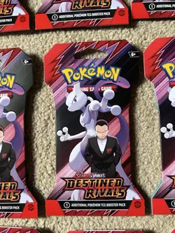 RARE Pokemon Scarlet and Violet Destined Rivals Sleeved Booster Pack Bundle 10X! - Image 5