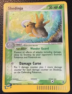 2003 POKEMON TCG SHEDINJA EX DRAGON HOLO 11/97 VLP/NM - Image 1